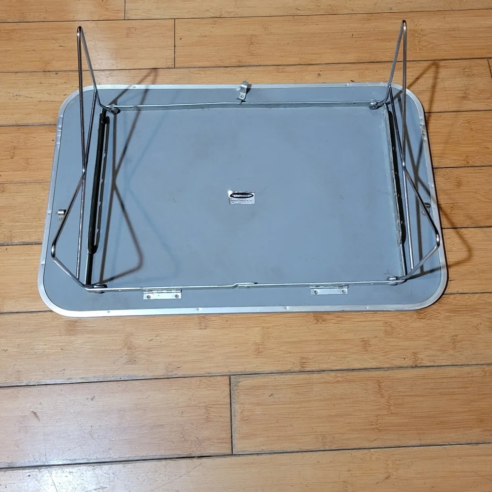 Vintage Guardian Mid-century Metal, Faux Wood TV or Bed Tray Rare